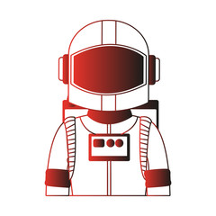 Astronaut wear equiment vector illustration graphic design