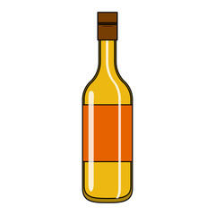 Drink bottle isolated vector illustration graphic design