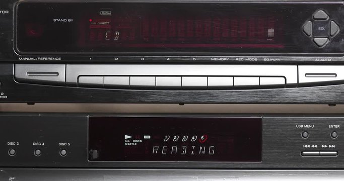 Retro CD multi disc player