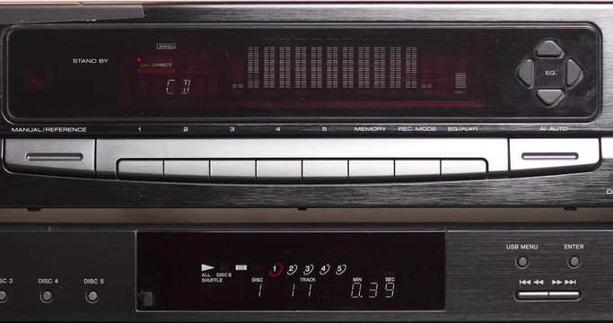 CD player and Equalizer digital display