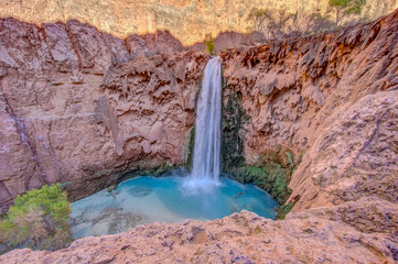 Breathtaking views all around Havasu Falls area in Arizona