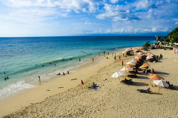 Fototapeta na wymiar Dreamland Beach, Klapa New Kuta Beach, Pecatu, South Kuta, Badung Bali