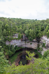 Fototapeta na wymiar Fall Creek Waterfall, North Carolina