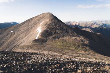 Landscape view of Gray's Peak in Colorado. 