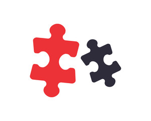 puzzle jigsaw game toy pieces image vector icon logo