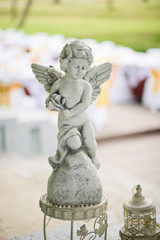 Fototapeta premium Cupid, wedding decoration, angel, sign of love