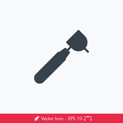 Dental Tooth Drill Icon / Vector