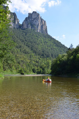 Kayak, Canoë,  gorges du Tarn, France