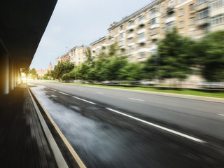 Moscow building exterior streets