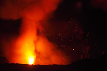 second part of volcanic eruption.