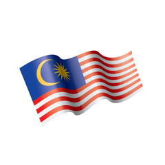 Malaysia flag, vector illustration