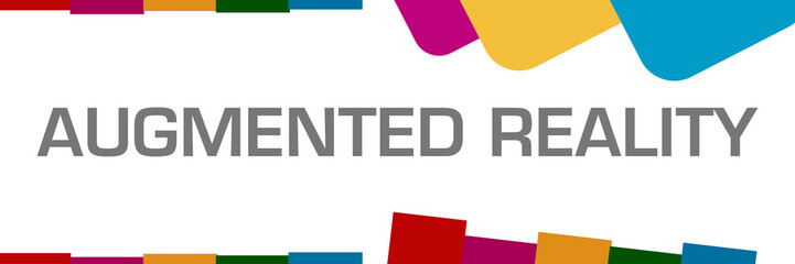 Augmented Reality Random Colorful Shapes Horizontal 