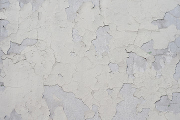 Obraz premium Old concrete wall with rust and cracks