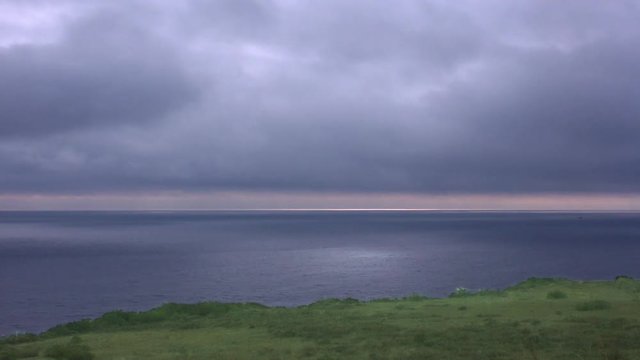 Timelapse of Pacific Ocean from Malibu California