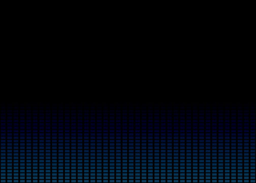 Schwarzer Hintergrund mit Farbverlauf aus blauen Punkten © kebox