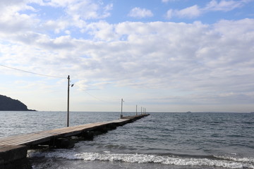 原岡海岸　桟橋