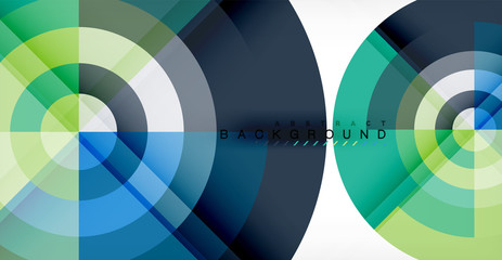 Obraz premium Vector circle abstract background