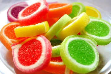 Rolgordijnen Colorful candy © Thitimon