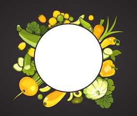 collection of ripe vegetables