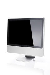 dummy computer screen isolated white.