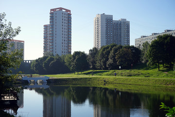 Fototapeta premium Apartment buildings