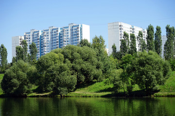 Fototapeta premium Apartment buildings