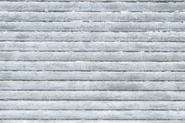 塗装が剥がれたシャッター