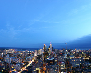 Toronto, provice Ontario, Canada. The Night view