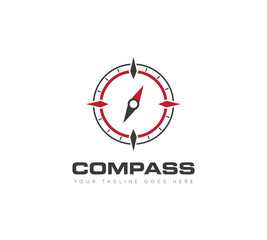 compass logo, icon, symbol design template