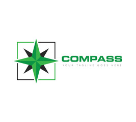 compass logo, icon, symbol design template
