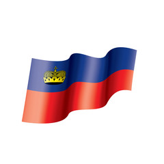 liechtenstein flag, vector illustration