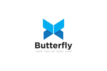 butterfly logo and icon Vector design Template. Vector Illustrator Eps.10