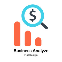 Business analyze Flat Illustration
