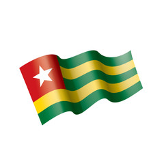 Fototapeta premium togo flag, vector illustration