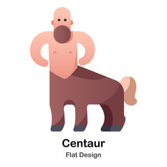 Centaur Flat Icon