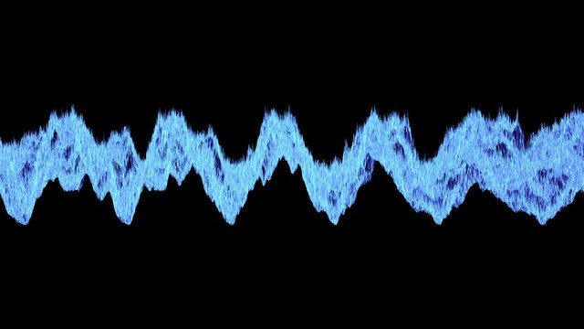 Extreme moving frequency waves.
Loop ready animation of fast moving digital wave.