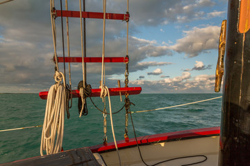 Sailing in the Keys Waiting for Sunset