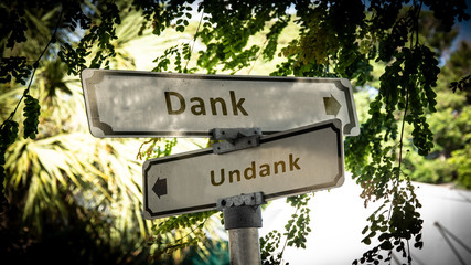 Schild 336 - Dank