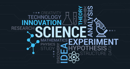 Science, innovation and research tag cloud