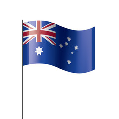 Australia flag, vector illustration