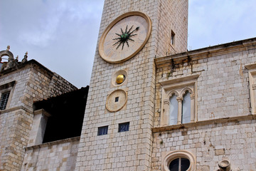 Fototapeta na wymiar Dubrovnik Clock Tower, Dubrovnik, Croatia