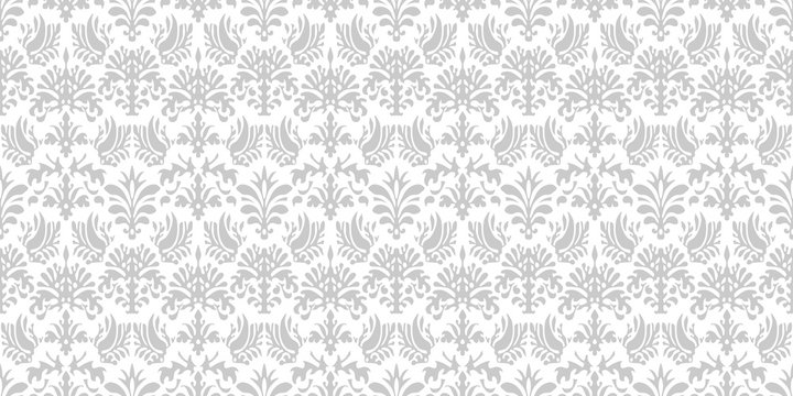 Damask background. Seamless pattern.Vector. ダマスクパターン