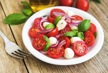 Italian caprese salad