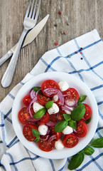 Italian caprese salad