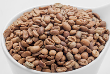 raw coffee beans