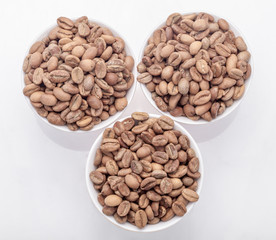raw coffee beans