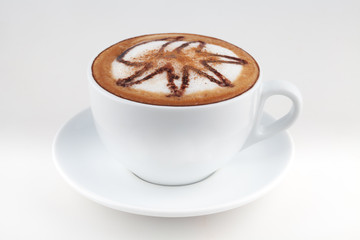 mug of decorative coffee