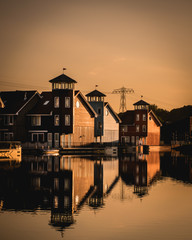 Naklejka premium Morgensonne in Groningen
