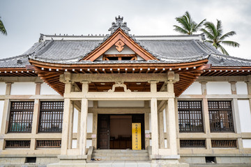 KAOHSIUNG, TAIWAN -- July 26 , 2018: The historical Kendo school, Butokuden Halls (Takenori Hall Square), built in Japanese colonial period in Kaohsiung, Taiwan.