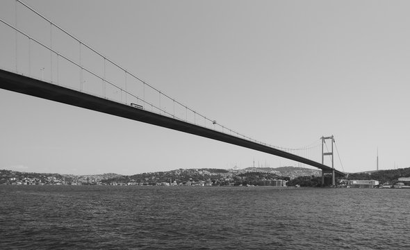 Fototapeta FSM Bridge over Bosporus in Istanbul